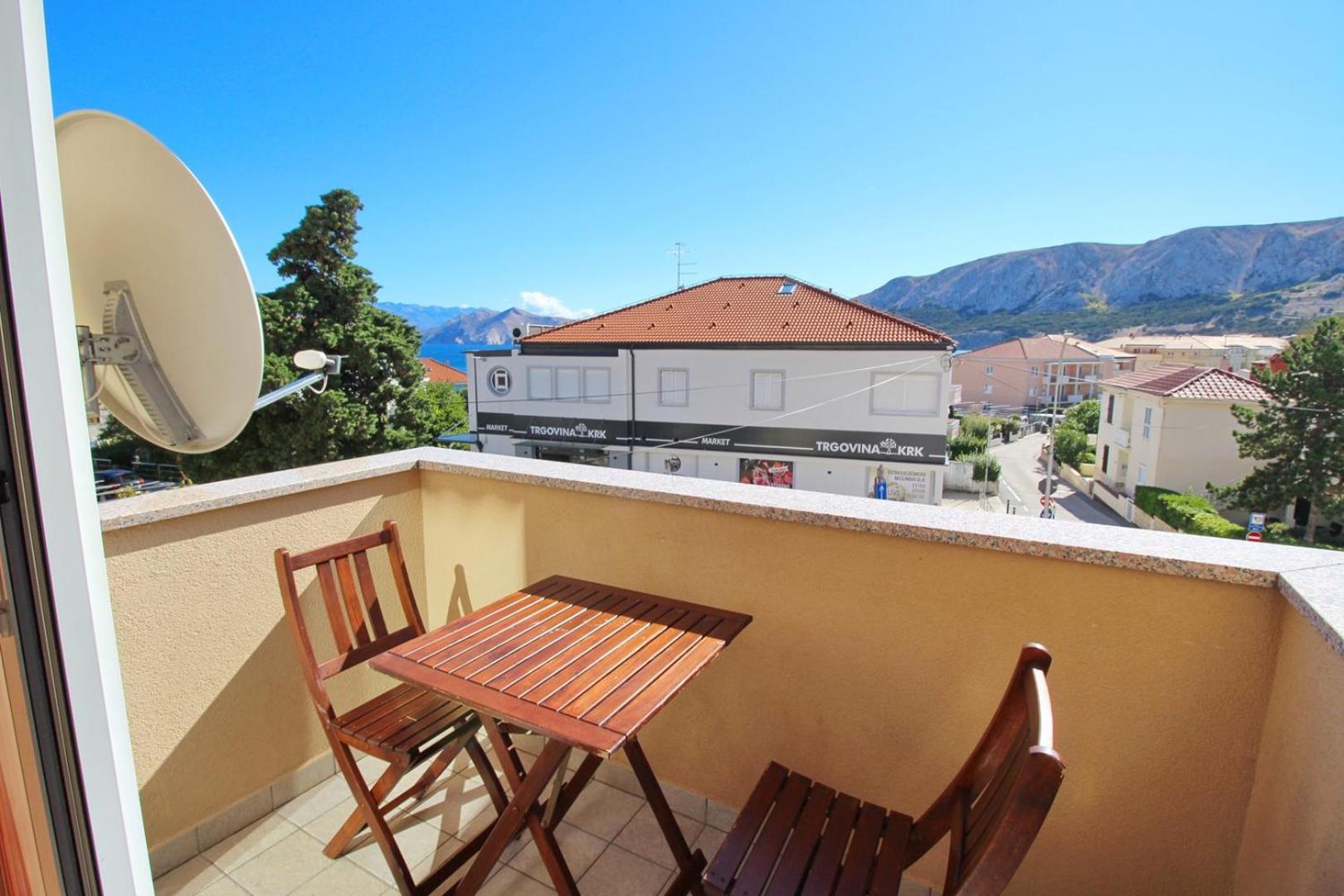 Apartment Grandi 1 Baška Dış mekan fotoğraf